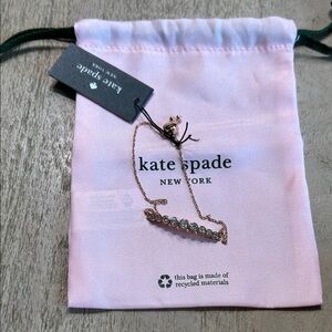 Kate Spade Rose Gold Bracelet with cubic zirconia Accents